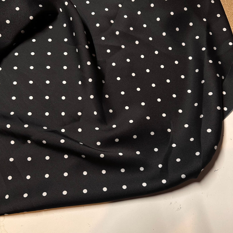 Silky Polka Dot Fabric | Silk Imitation