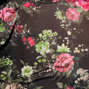 Roses-Floral Fabric | Soft Polyester