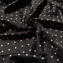 Silky Polka Dot Fabric | Silk Imitation